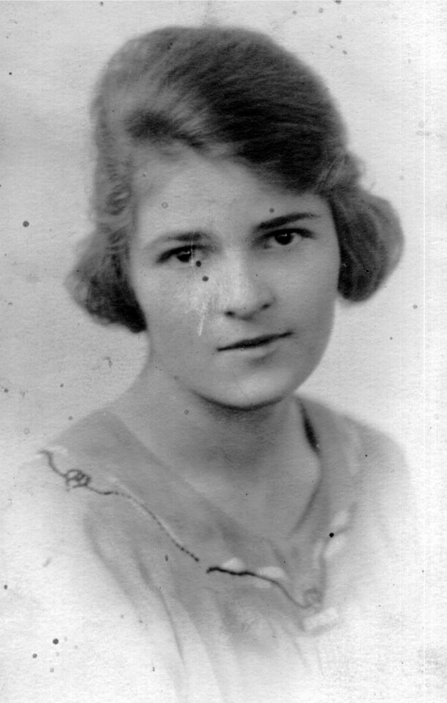 1921 Tucson High School Photo of Edith Cardon